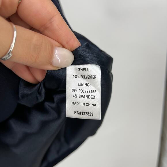 superdown | Madeline Blazer Dress in Navy Double Breasted Tailored Mini XS - Picture 9 of 10